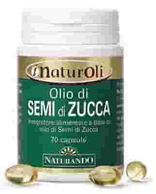 Integratore Naturoli Olio di Semi di Zucca, 70 softgel