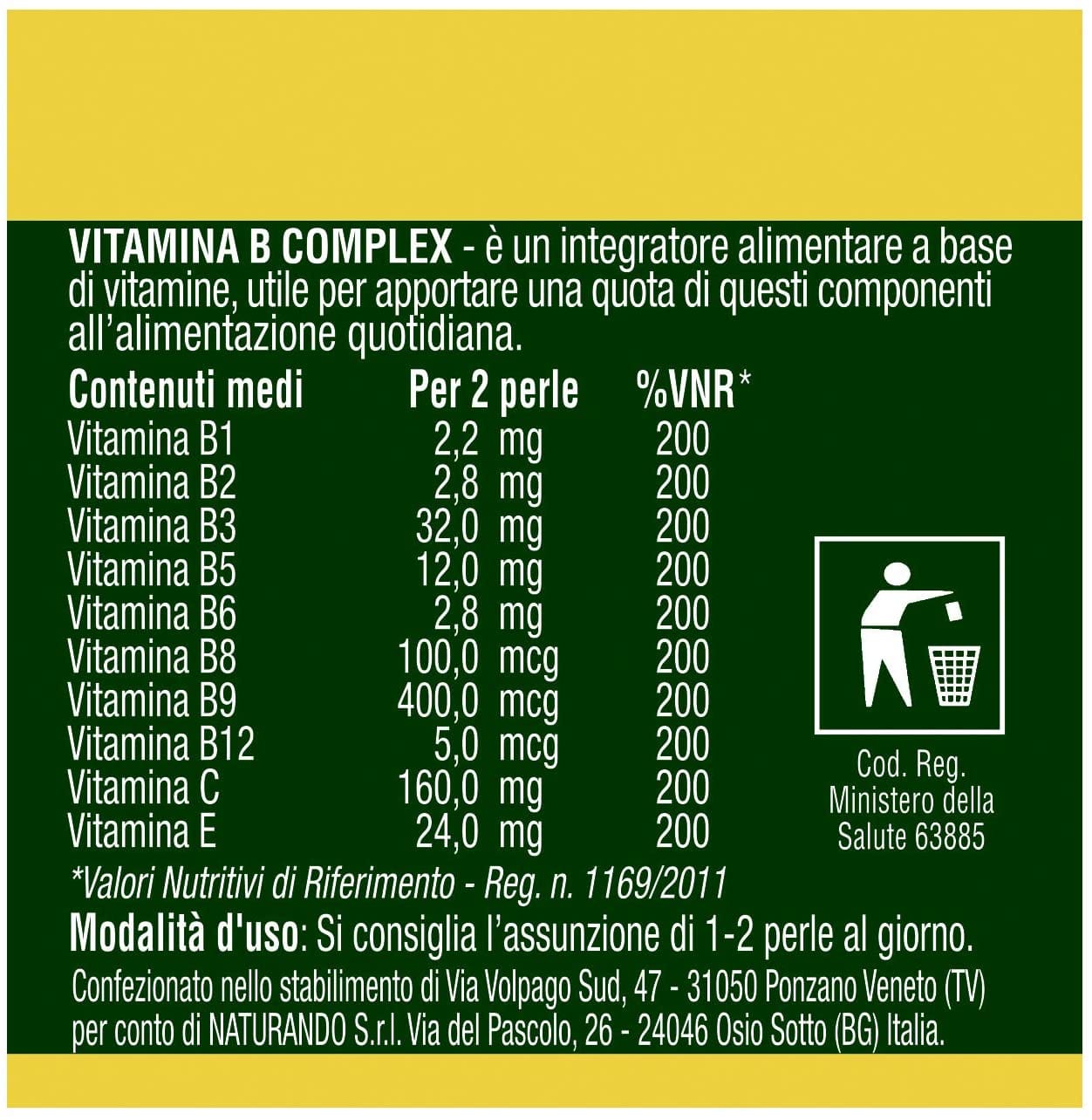 NATUROLI VITAMINA B COMPLEX 70 SOFTGEL