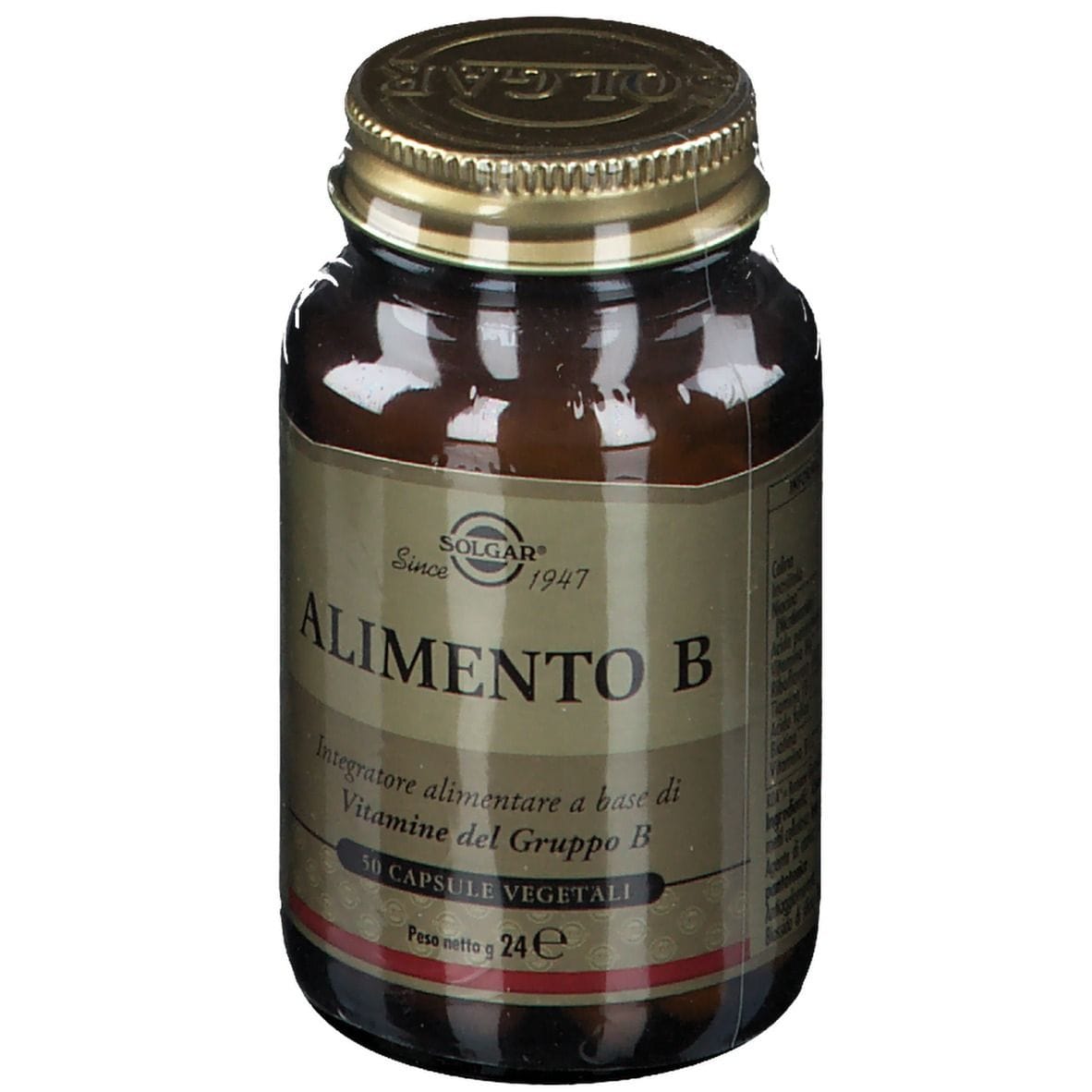 ALIMENTO B 50 CAPSULE VEGETALI FLACONE 24 G