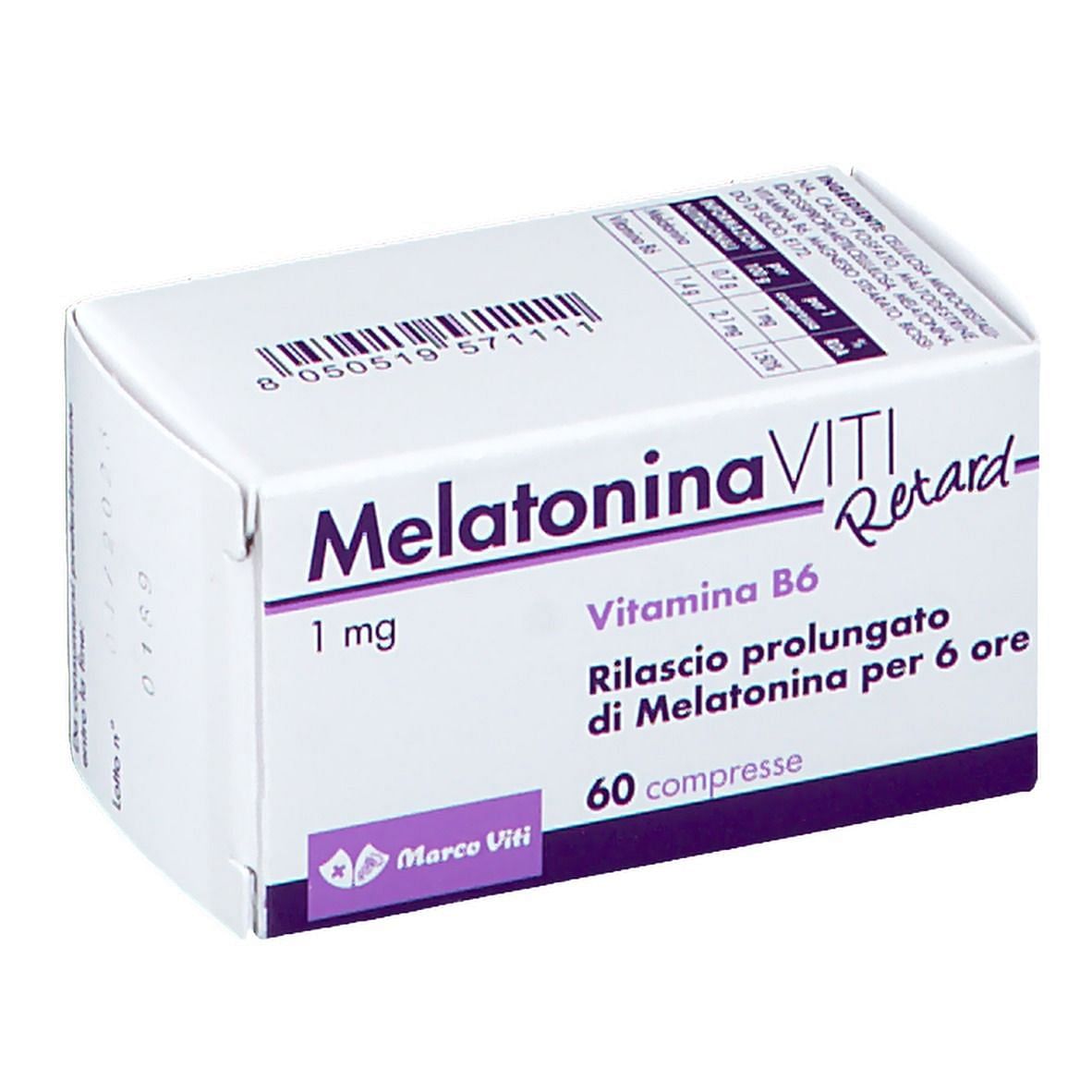 Melatonina Viti Retard 1 Mg 60 Compresse