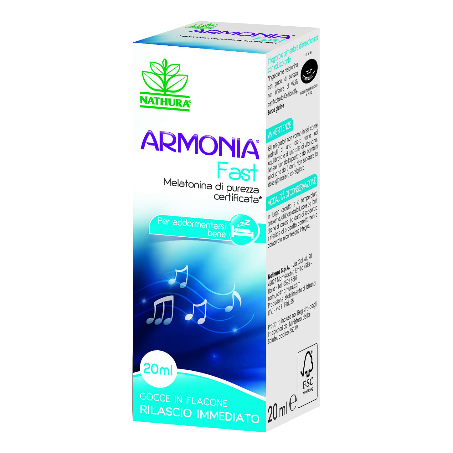 Armonia Fast 1 Mg Melat Gocce 20 Ml