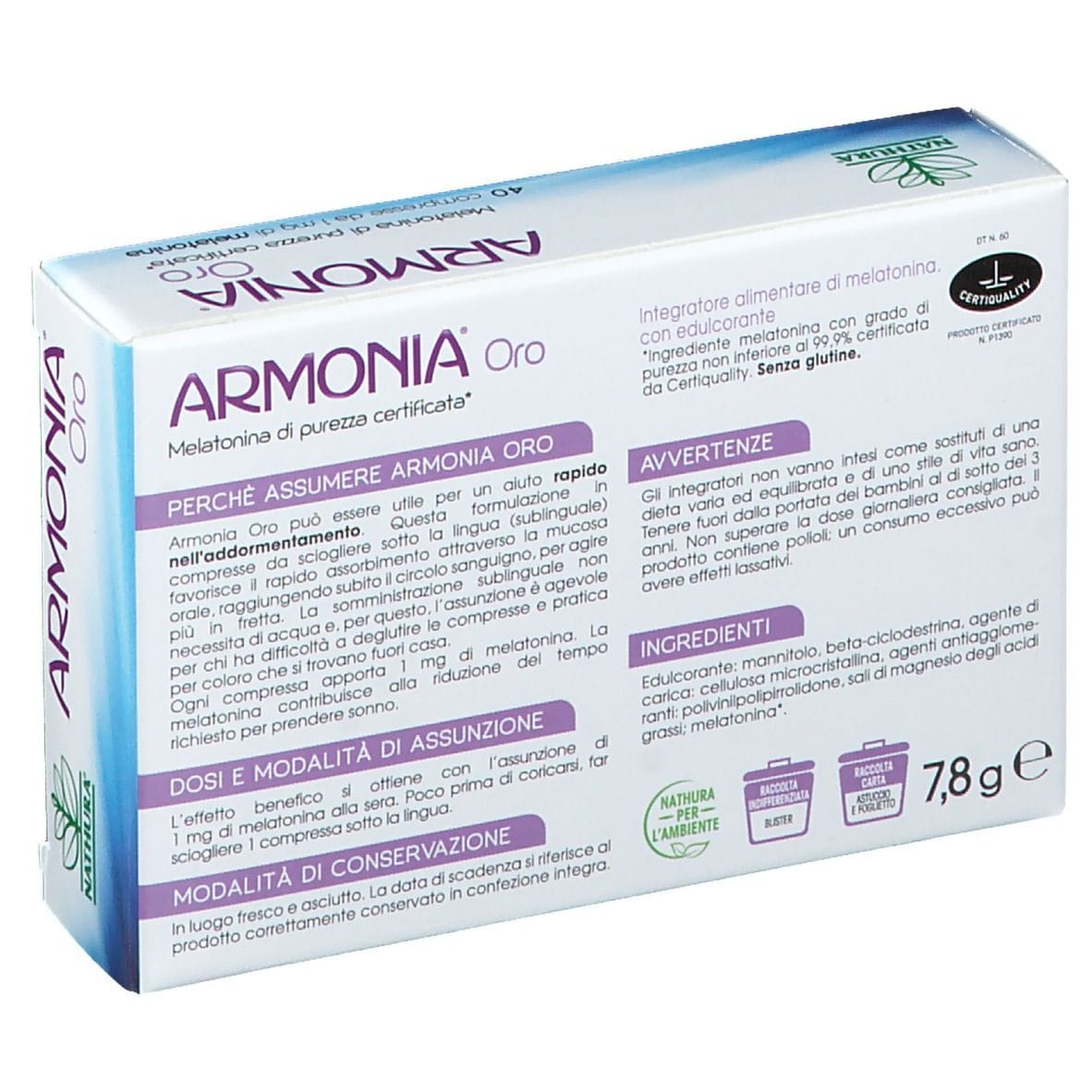 ARMONIA FAST OROSOLUBILE 40 COMPRESSE