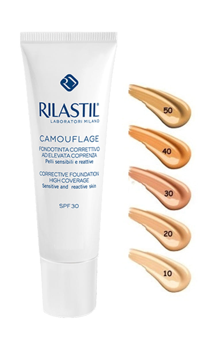 RILASTIL CAMOUFLAGE FONDOTINTA CORRETTIVO FLUIDO ELEVATA COPRENZA 50 30 ML
