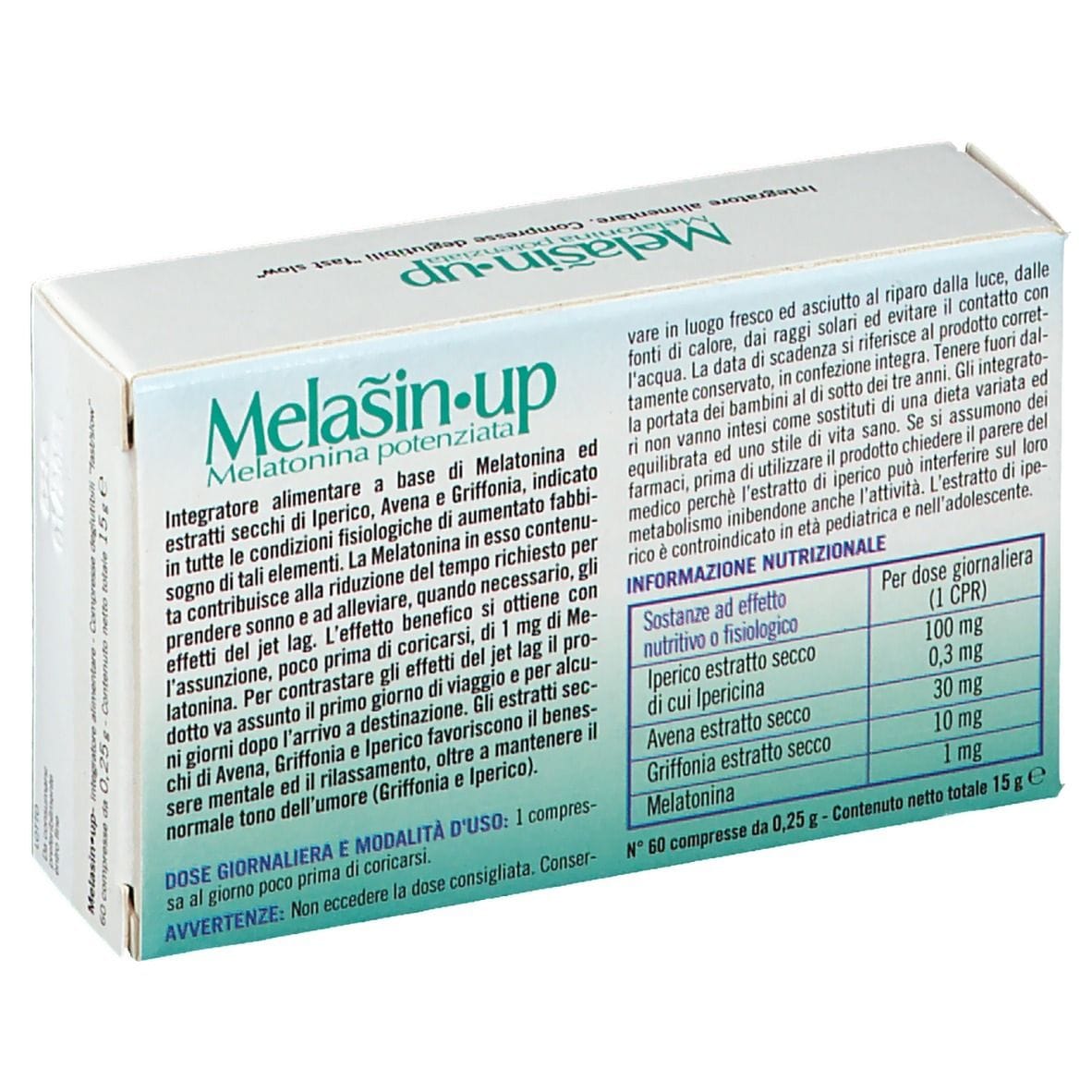 MELASIN UP 1MG 60 COMPRESSE