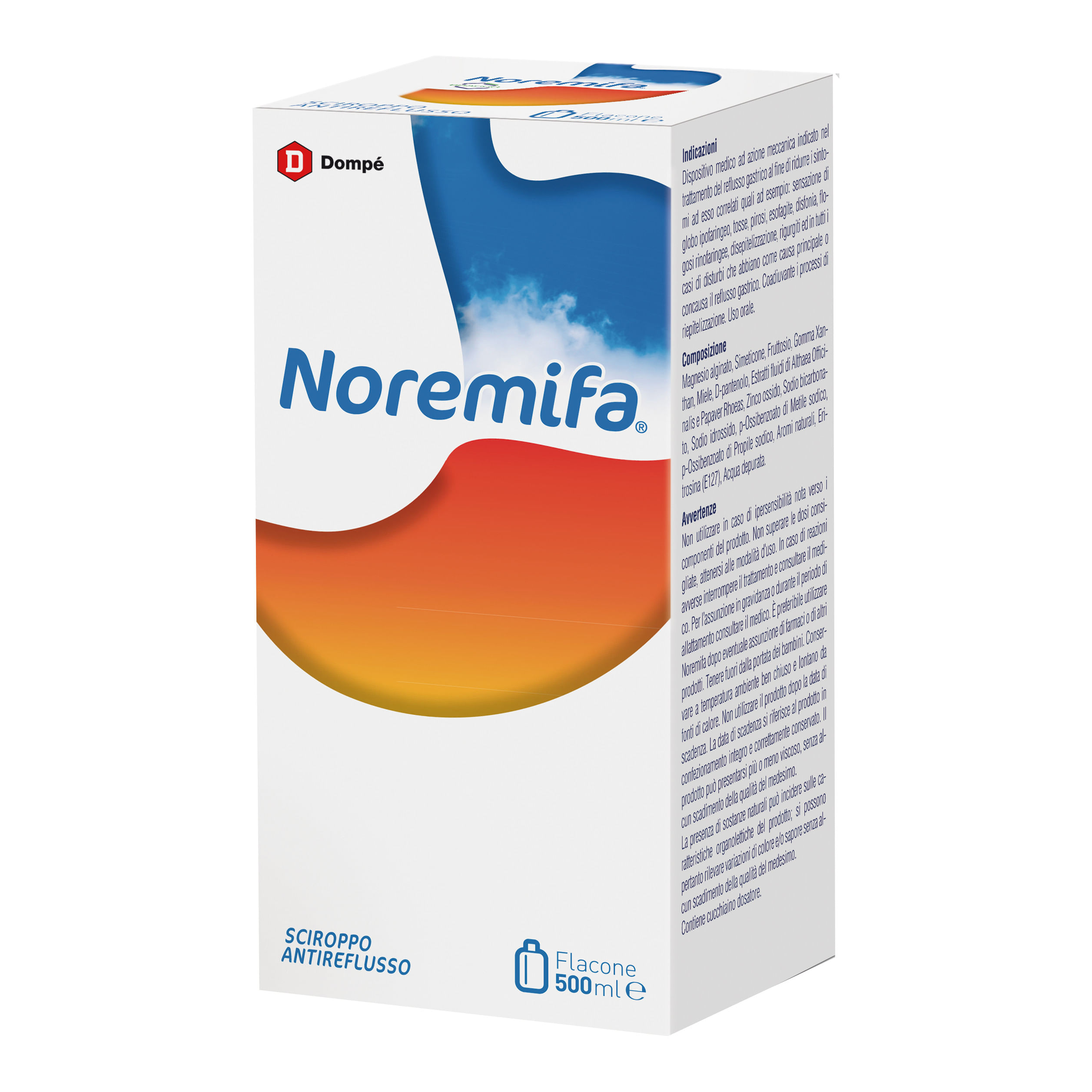 NOREMIFA SCIROPPO ANTIREFLUSSO 500 ML