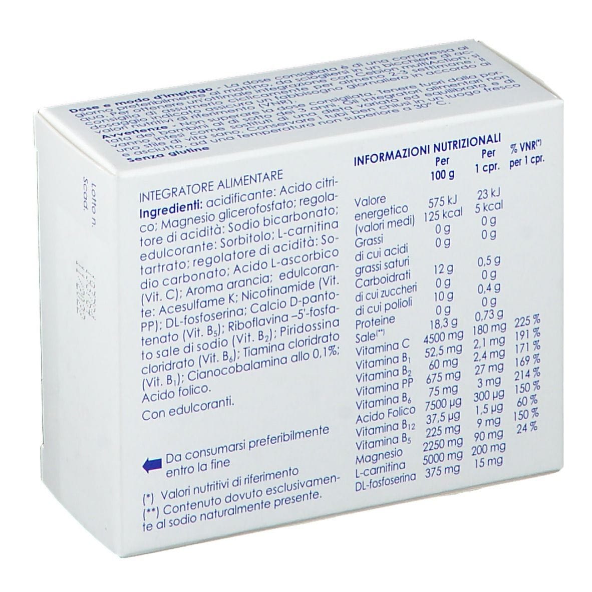 CEBION MULTIACTION 20 COMPRESSE EFFERVESCENTI