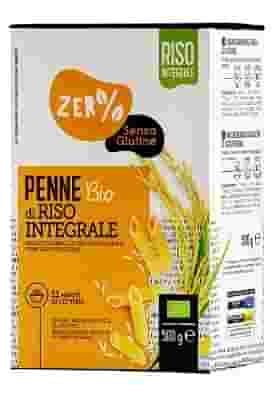 ZERO% GLUTINE PENNE DI RISO INTEGRALE SENZA GLUTINE BIO 500 G