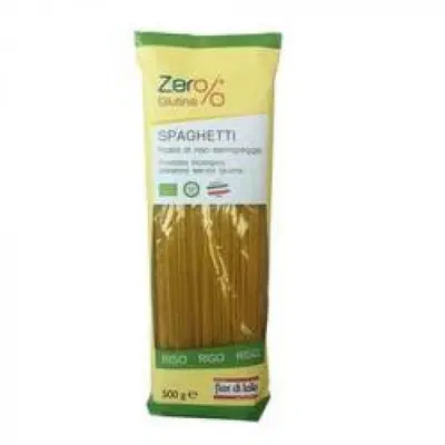 ZERO% GLUTINE SPAGHETTI DI RISO INTEGRALE SENZA GLUTINE BIO 500 G ZERO% GLUTINE SPAGHETTI DI RISO INTEGRALE SENZA GLUTINE BIO 500 G