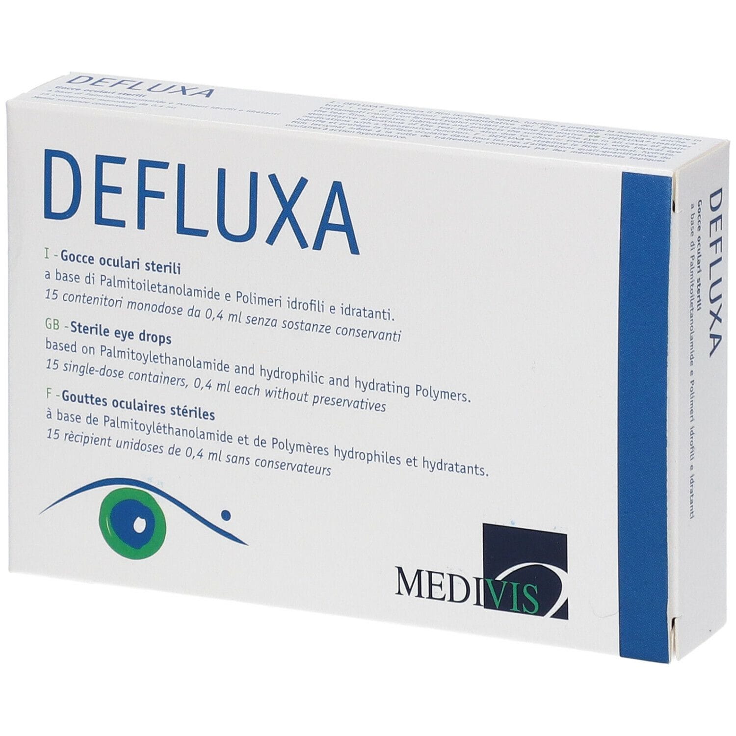 DEFLUXA GOCCE OCULARI 15 CONTENITORI MONODOSE DA 0,4 ML