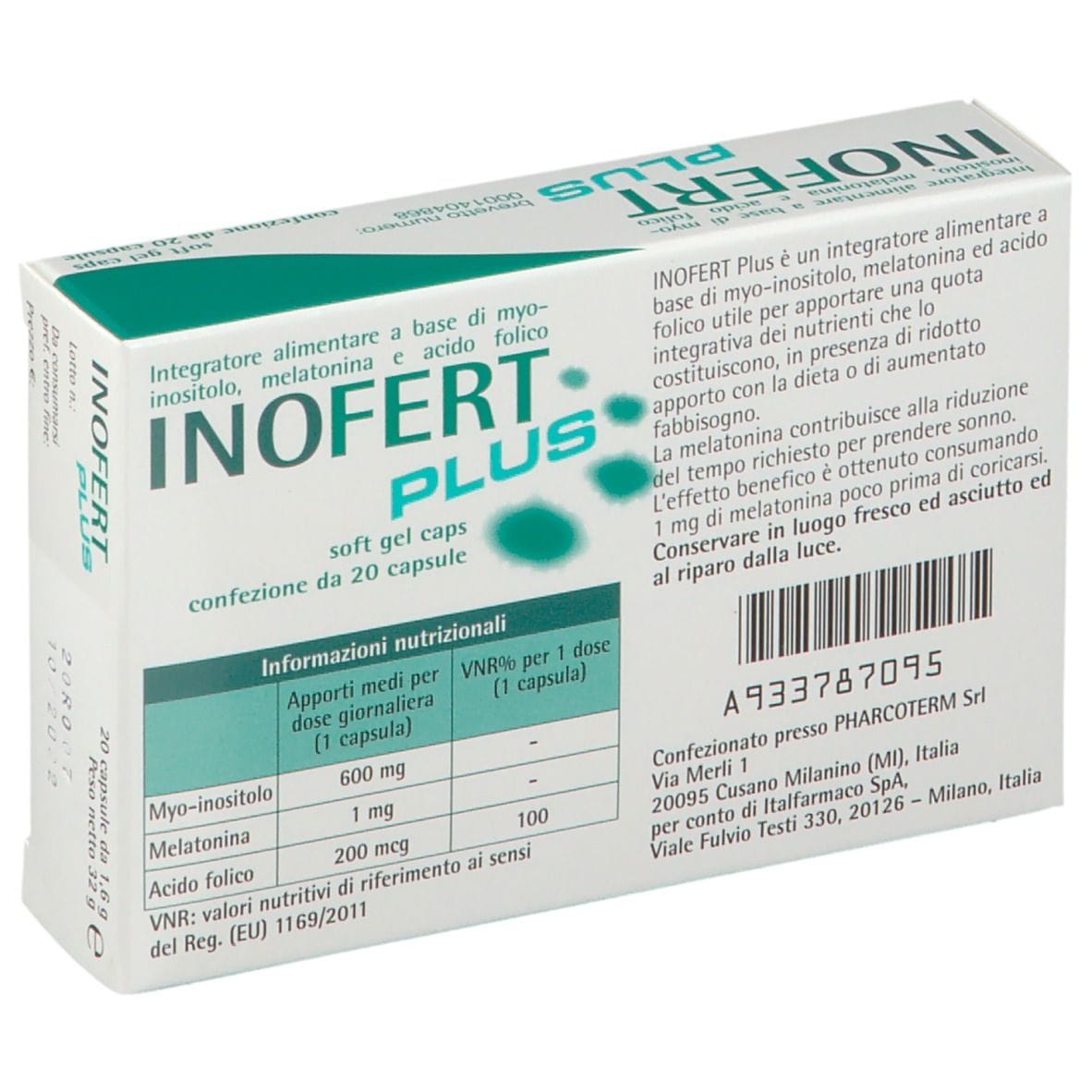 INOFERT PLUS 20 CAPSULE SOFTGEL