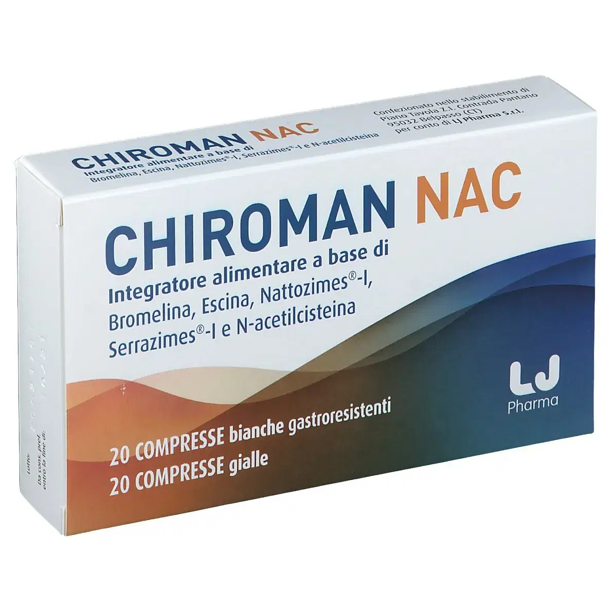 Chiroman Nac 20 Compresse Bianche + 20 Compresse Gialle