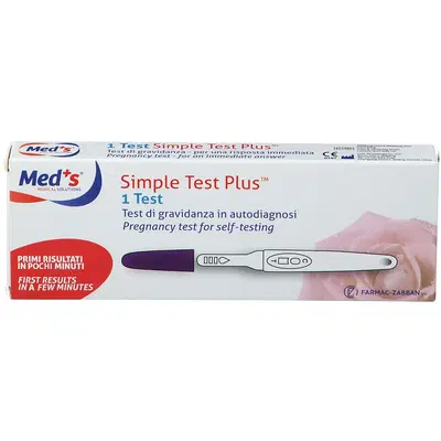 TEST GRAVIDANZA MEDS 1 PEZZO TEST GRAVIDANZA MEDS 1 PEZZO