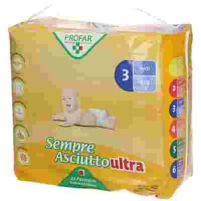 SEMPRE ASCIUTTO ULTRA MIDI TAGLIA 3 4/9KG 22 PEZZI PROFAR