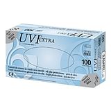 GUANTO IN CLORURO DI POLIVINILE SUPERFICIE LISCIA PRIVO DI TALCO 100 PEZZI ARTICOLO UVIPW 6