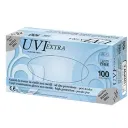 GUANTO IN CLORURO DI POLIVINILE SUPERFICIE LISCIA PRIVO DI TALCO 100 PEZZI ARTICOLO UVIPW 7