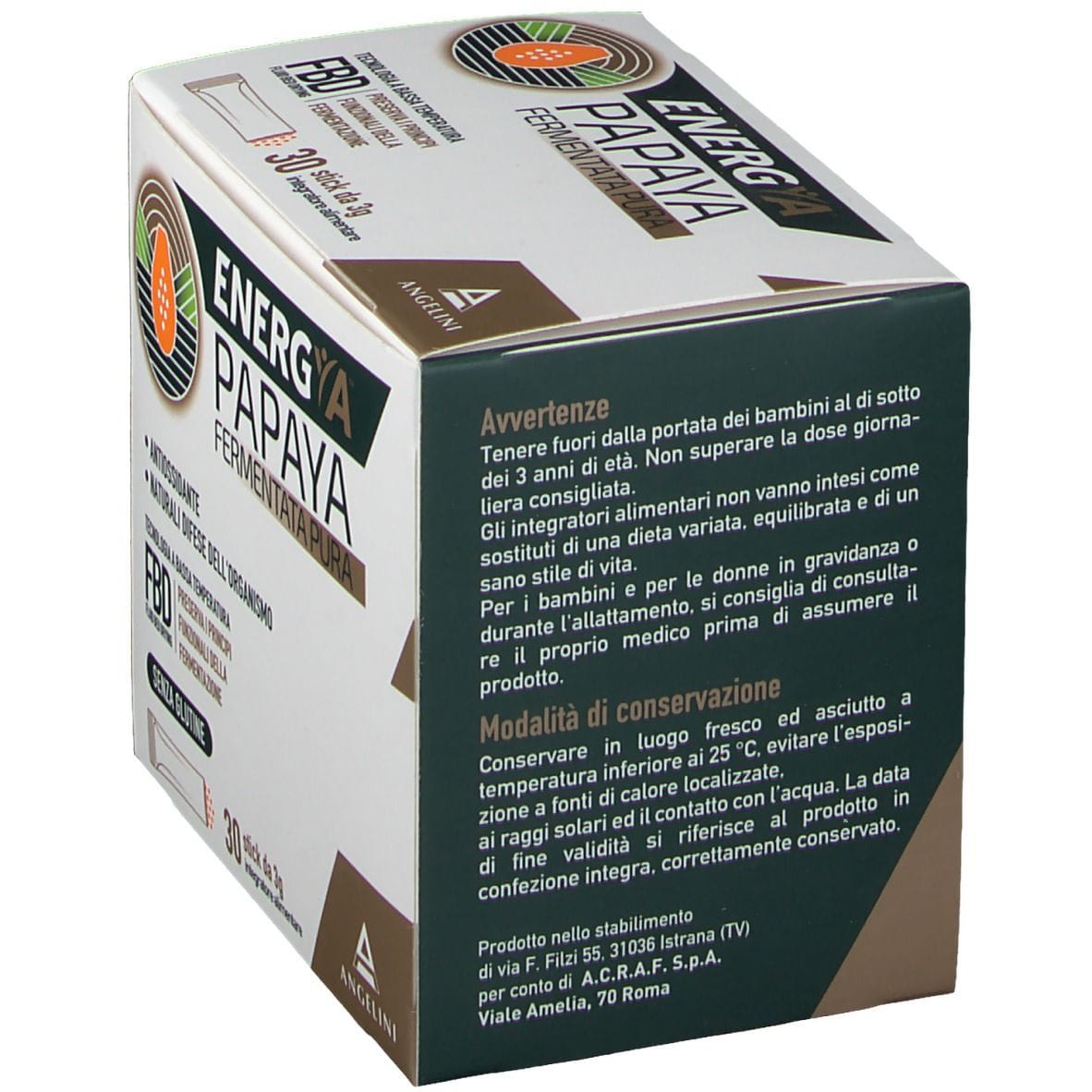 BODY SPRING PAPAYA FERMENTATA PURA 30 BUSTINE