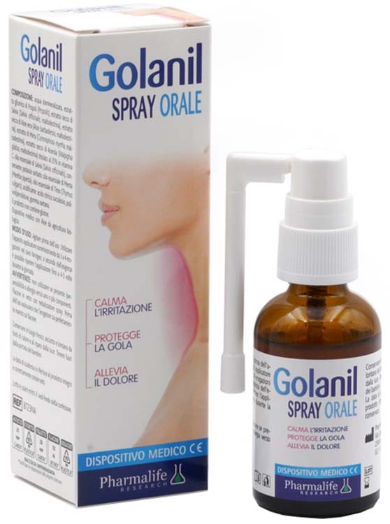 Pharmalife Research Golanir Spray Orale Dispositivo Medico, 30Ml-image