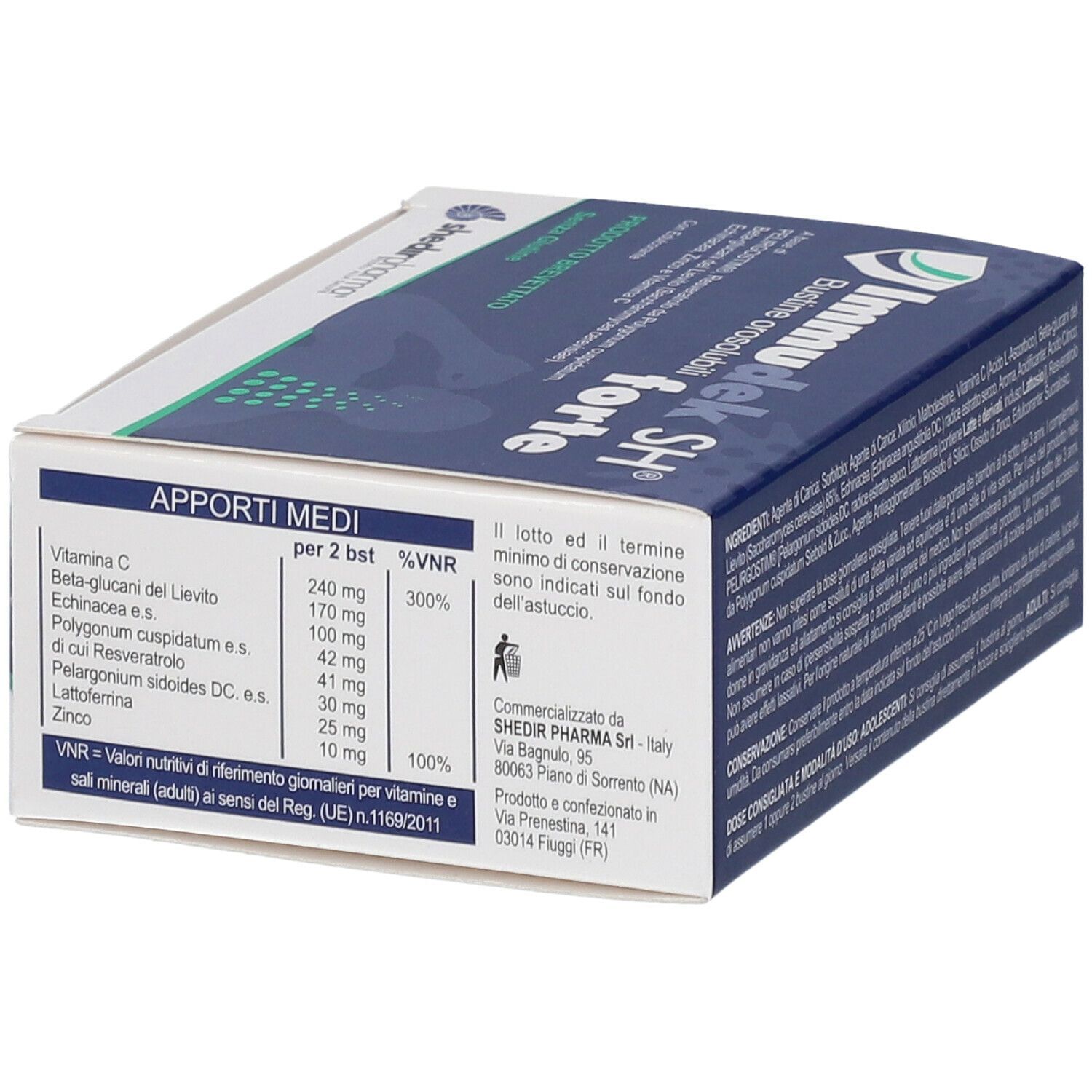 IMMUDEK SH FORTE 16 BUSTINE OROSOLUBILI