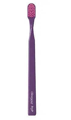 CLINODENT POP VIOLA SPAZZOLINO DA DENTI MEDIO CLINODENT POP VIOLA SPAZZOLINO DA DENTI MEDIO