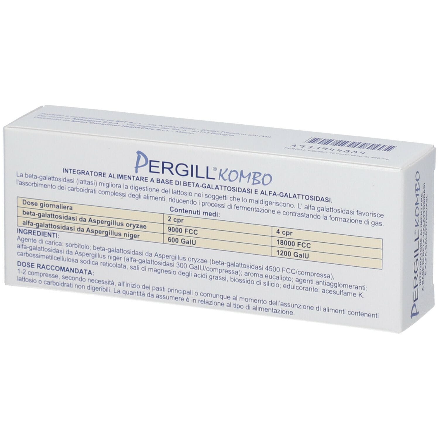 PERGILL KOMBO 40 COMPRESSE