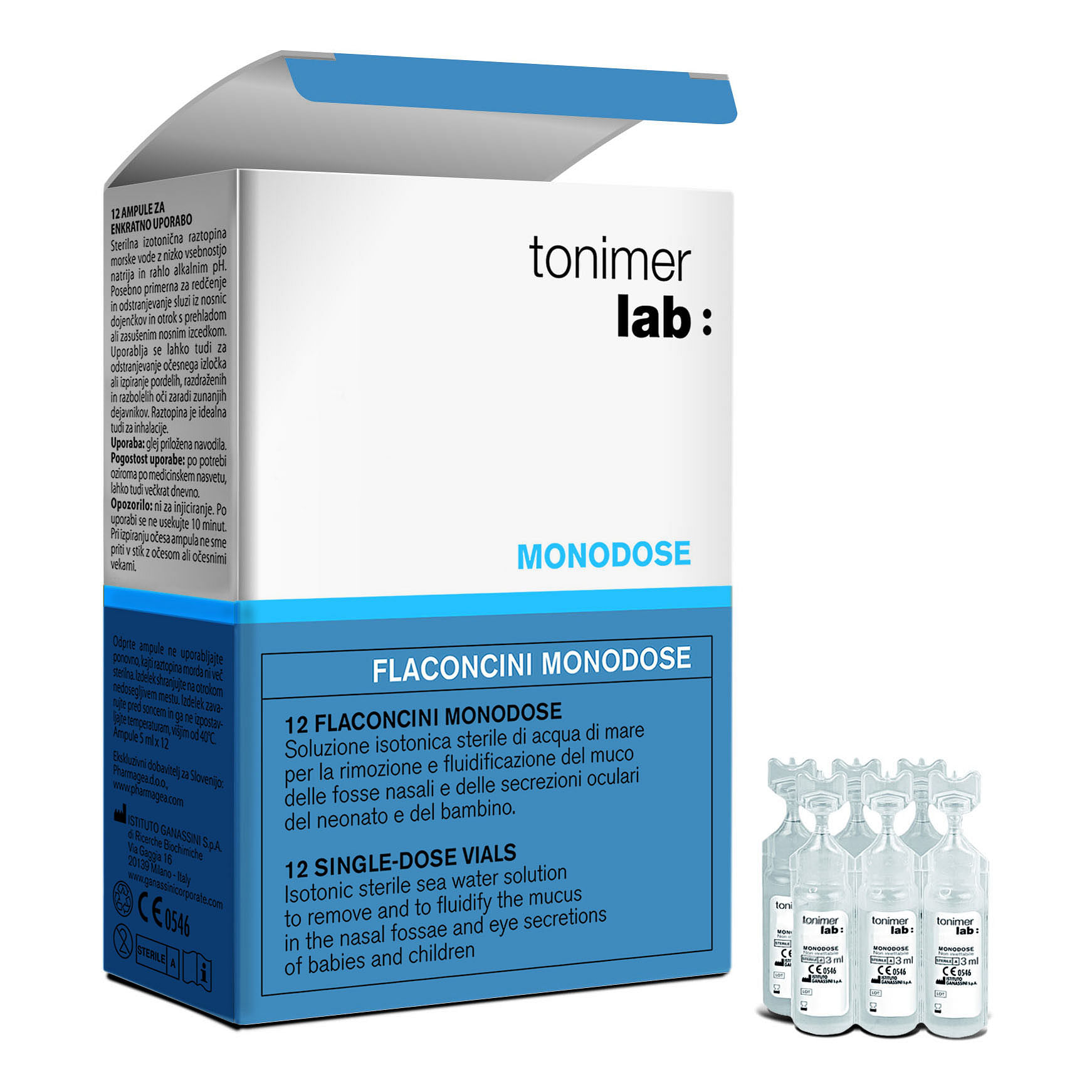 Tonimer Lab Monodose 12 Flaconcini 5 Ml