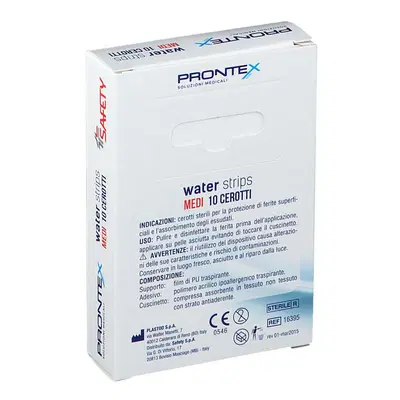 CEROTTO PRONTEX WATER STRIPS MEDIO 10 PEZZI CEROTTO PRONTEX WATER STRIPS MEDIO 10 PEZZI