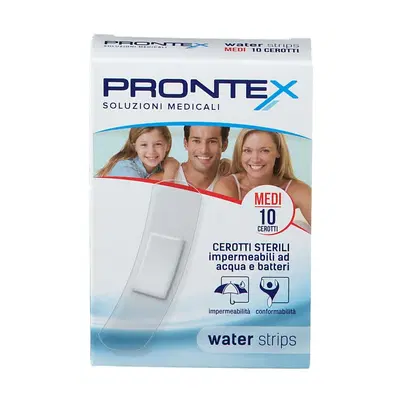 CEROTTO PRONTEX WATER STRIPS MEDIO 10 PEZZI CEROTTO PRONTEX WATER STRIPS MEDIO 10 PEZZI