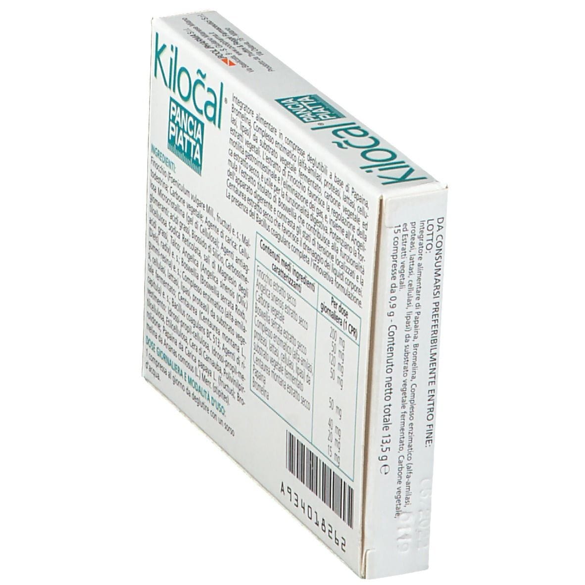 KILOCAL PANCIA PIATTA 15 COMPRESSE