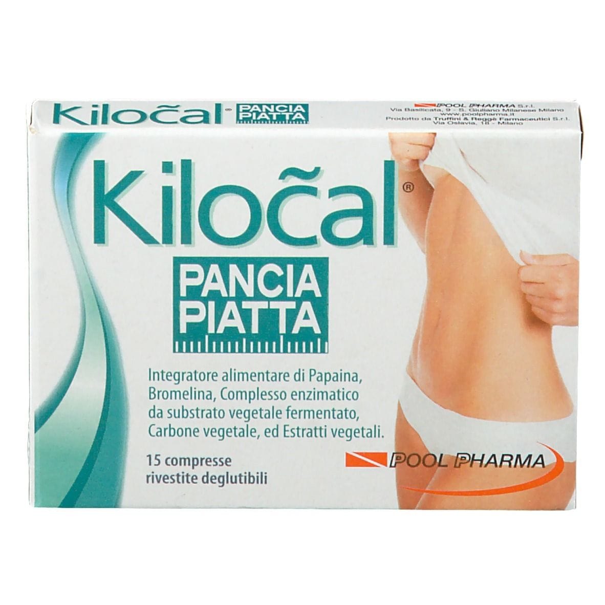 KILOCAL PANCIA PIATTA 15 COMPRESSE