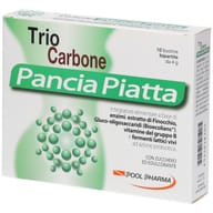 TRIOCARBONE PANCIA PIATTA 10 BUSTINE BIPARTITE 4 G