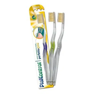 PLAKKONTROL PERFETTO GOLD SPAZZOLINO MANUALE BLISTER 1 PEZZO PLAKKONTROL PERFETTO GOLD SPAZZOLINO MANUALE BLISTER 1 PEZZO