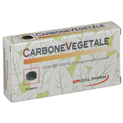 CARBONE VEGETALE POOL PHARMA 40 COMPRESSE CARBONE VEGETALE POOL PHARMA 40 COMPRESSE