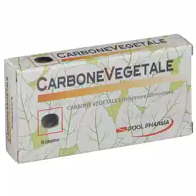 CARBONE VEGETALE POOL PHARMA 40 COMPRESSE