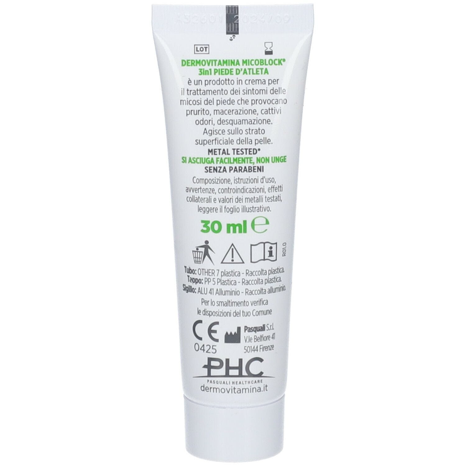 DERMOVITAMINA MICOBLOCK 3 IN 1 PIEDE D'ATLETA 30 ML