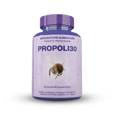 PROPOLI30 60 CAPSULE 27 GRAMMI PROPOLI30 60 CAPSULE 27 GRAMMI