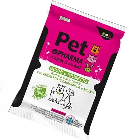 Pet In Pharma Salviettine Occhi Muso 30 Pezzi