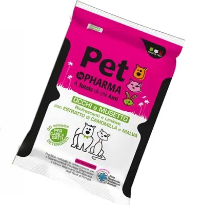 PET IN PHARMA SALVIETTINE OCCHI MUSO 30 PEZZI PET IN PHARMA SALVIETTINE OCCHI MUSO 30 PEZZI
