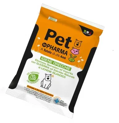 PET IN PHARMA SALVIETTINE ORECCHIE CANE 30 PEZZI PET IN PHARMA SALVIETTINE ORECCHIE CANE 30 PEZZI