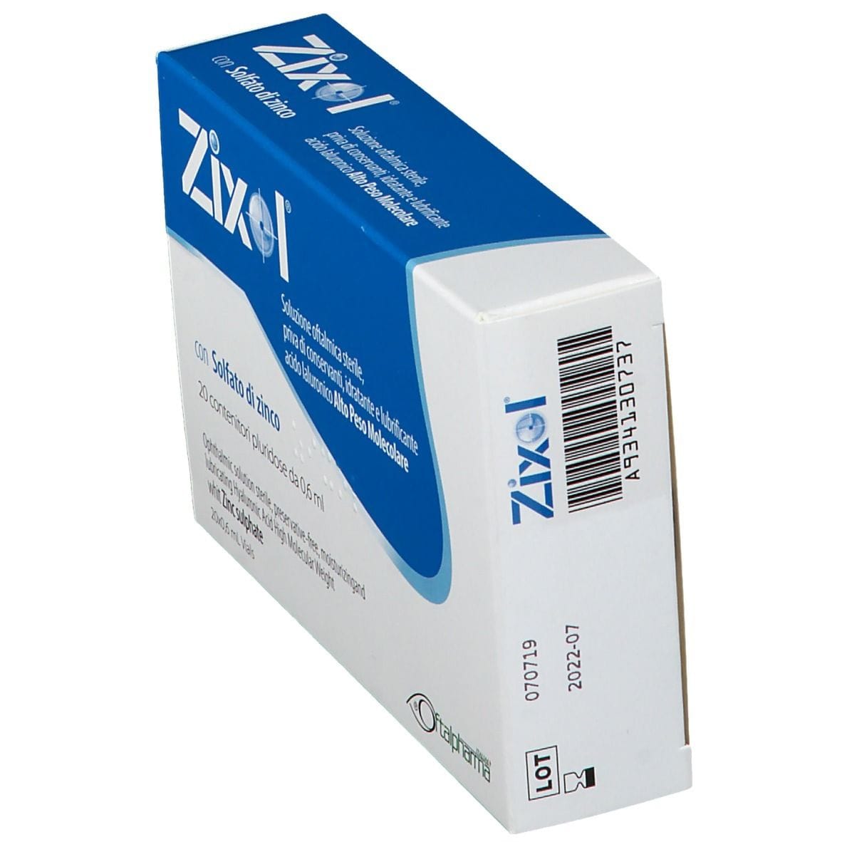GOCCE OCULARI ZIXOL 20 FLACONCINI 0,6 ML