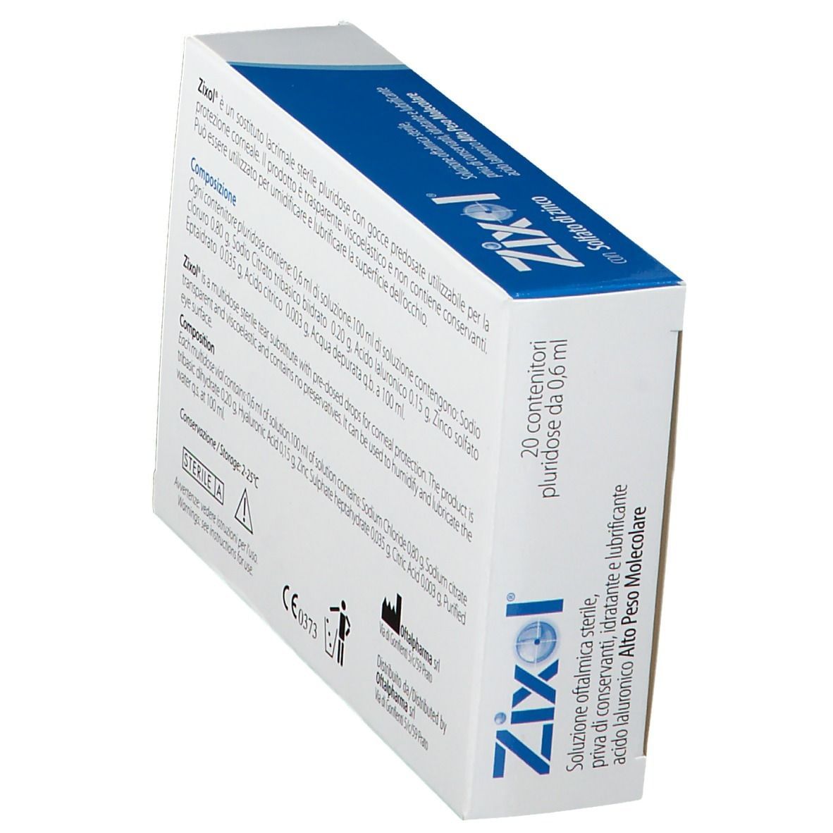 GOCCE OCULARI ZIXOL 20 FLACONCINI 0,6 ML
