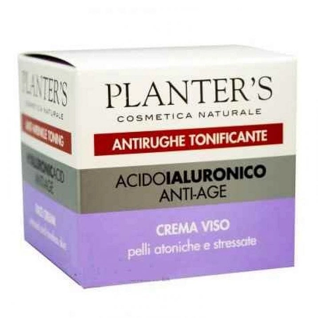 Planter's Acido Ialuronico Crema Viso Antirughe New 50 Ml