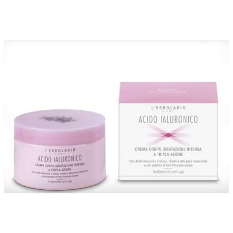 ACIDO IALURONICO CORPO IDRATAZIONE INTENSA A TRIPLA AZIONE TRATTAMENTO ANTIAGE 200 ML