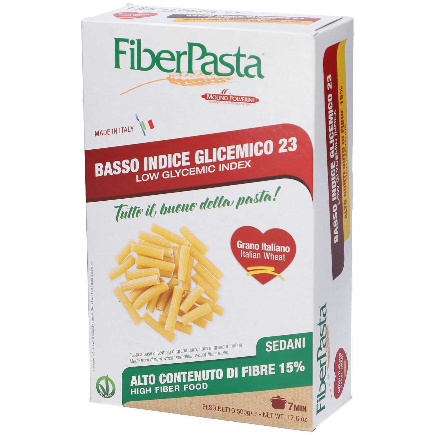 Fiberpasta Diet Sedani 500 G