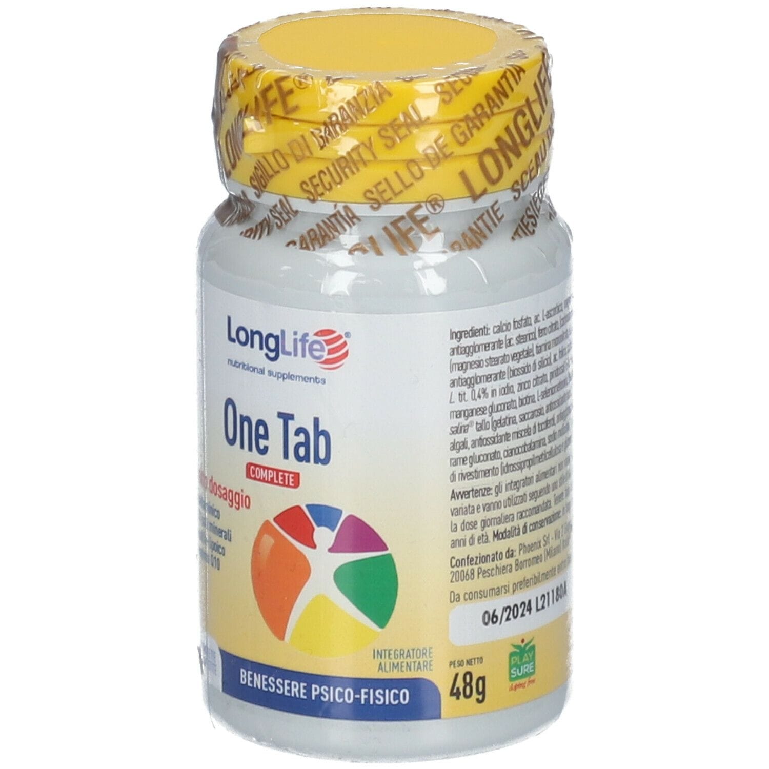 LONGLIFE ONE TAB COMPLETE 30 TAVOLETTE RIVESTITE