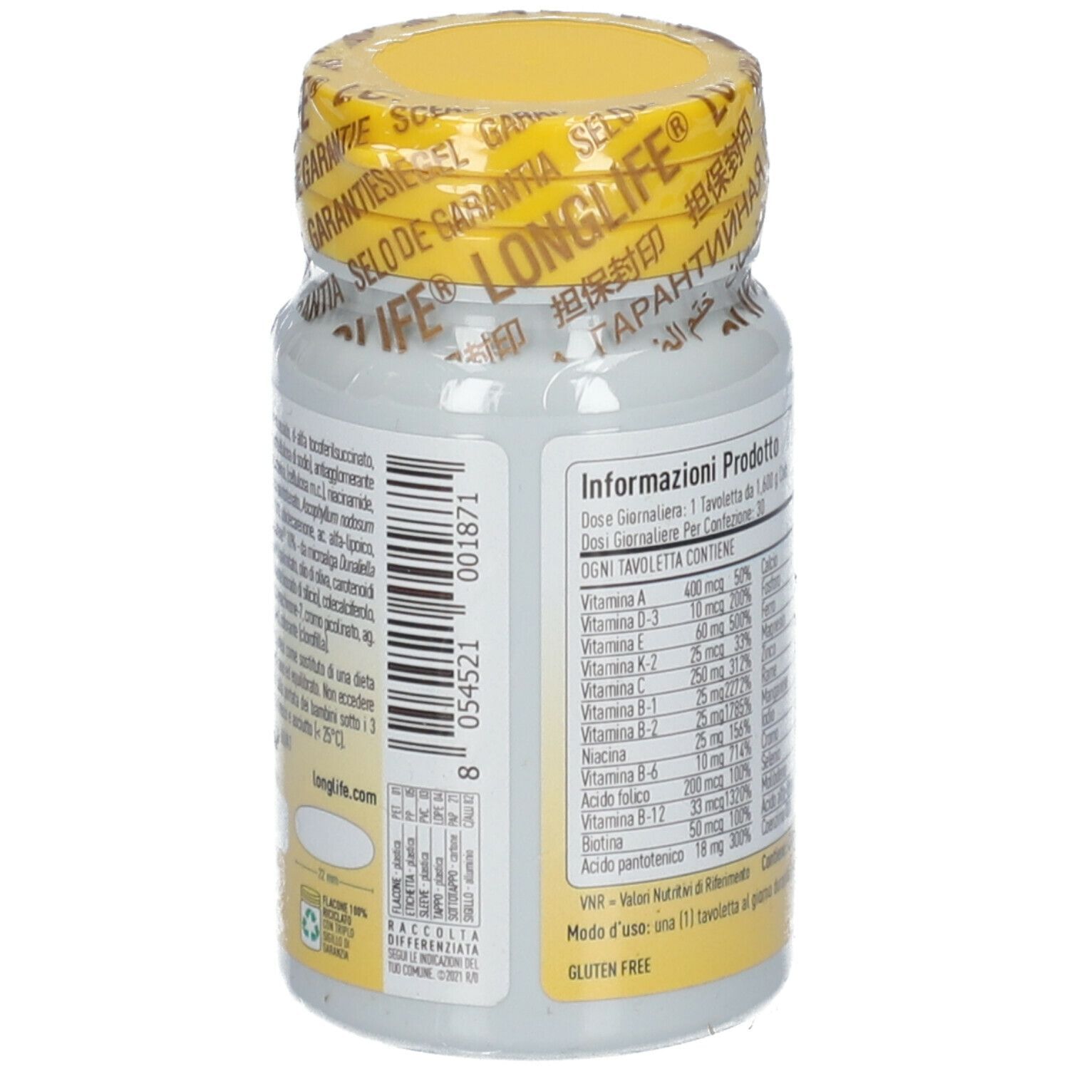 LONGLIFE ONE TAB COMPLETE 30 TAVOLETTE RIVESTITE