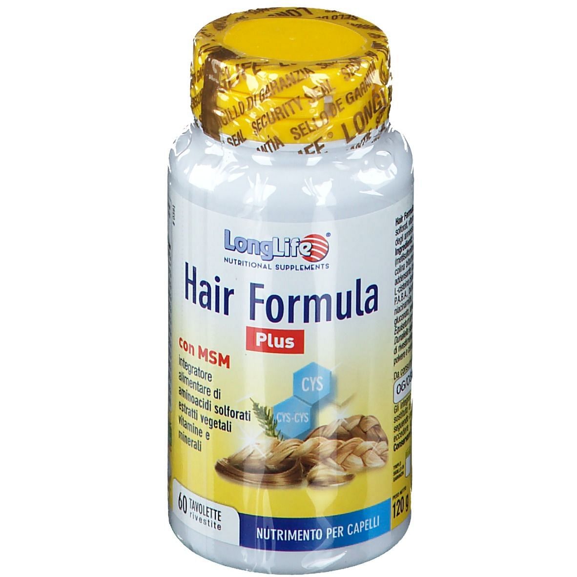 Longlife Hair Formula Plus 60 Tavolette