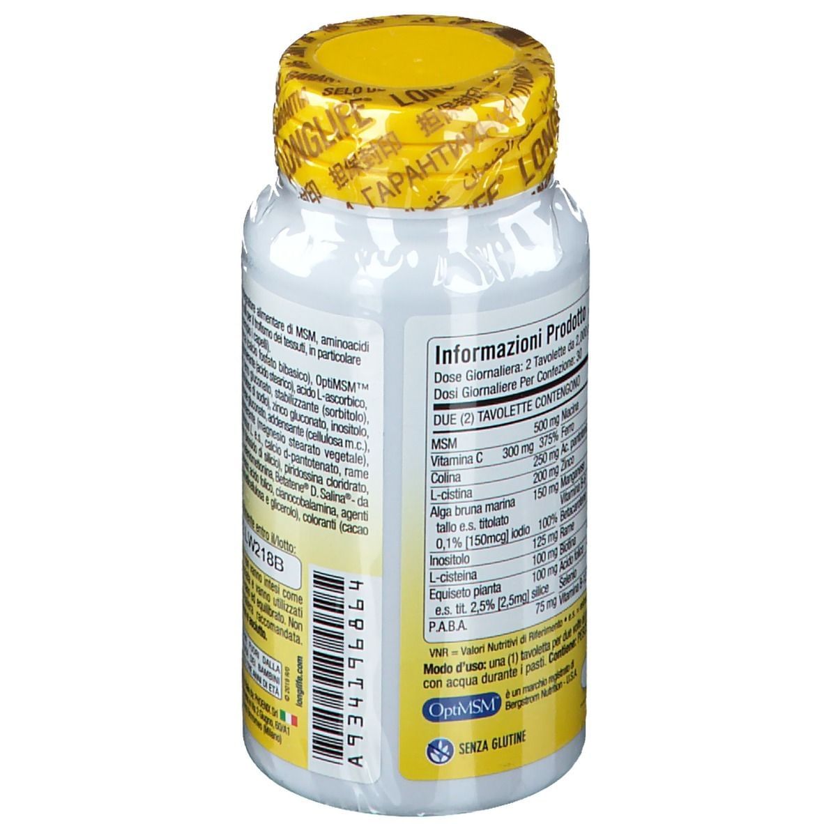 LONGLIFE HAIR FORMULA PLUS 60 TAVOLETTE