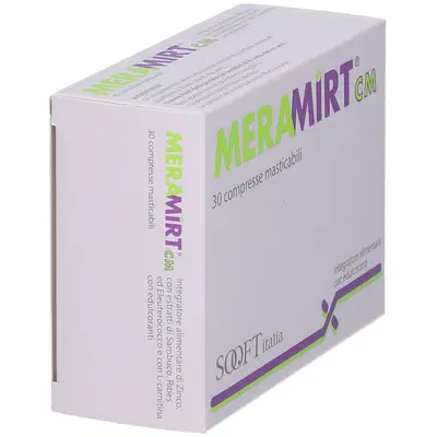 MERAMIRT CM 30 COMPRESSE MASTICABILI MERAMIRT CM 30 COMPRESSE MASTICABILI