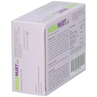 MERAMIRT CM 30 COMPRESSE MASTICABILI MERAMIRT CM 30 COMPRESSE MASTICABILI