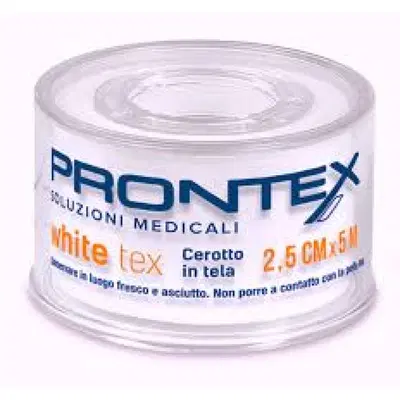 CEROTTO PRONTEX WHITE TEX 5X2,5 CEROTTO PRONTEX WHITE TEX 5X2,5